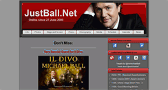 Desktop Screenshot of justball.net